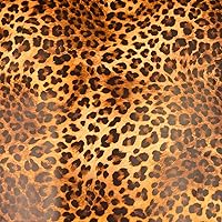 Vista 5 de Rollo de papel tapiz de 32.8 pies con estampado de leopardo, vinilo para despegar y pegar, papel de renovación de muebles, papel extraíble