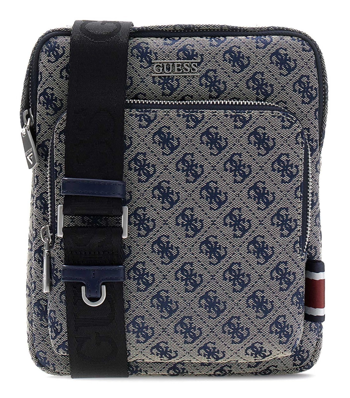GUESS Torba na ramię Boston Crossbody Flat Kawa wielokolorowa