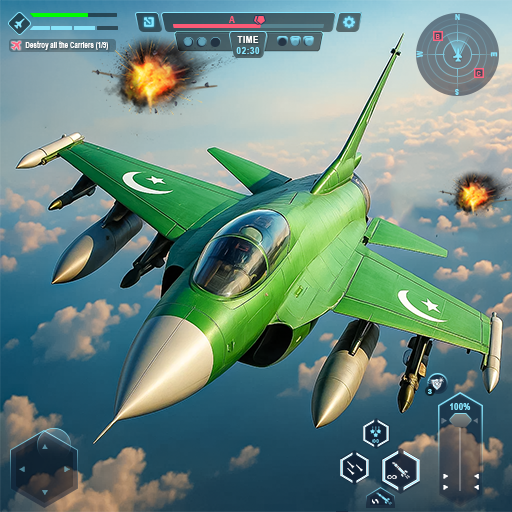 Düsenjäger, Luftangriff, Battle Pak F16 vs. Ind Rafale: Luftwaffen-Himmelsrennen, Kampfflugzeuge, Kampfhubschrauber – F16-Düsenjäger-Spiele 2025 – Zweiter Weltkrieg