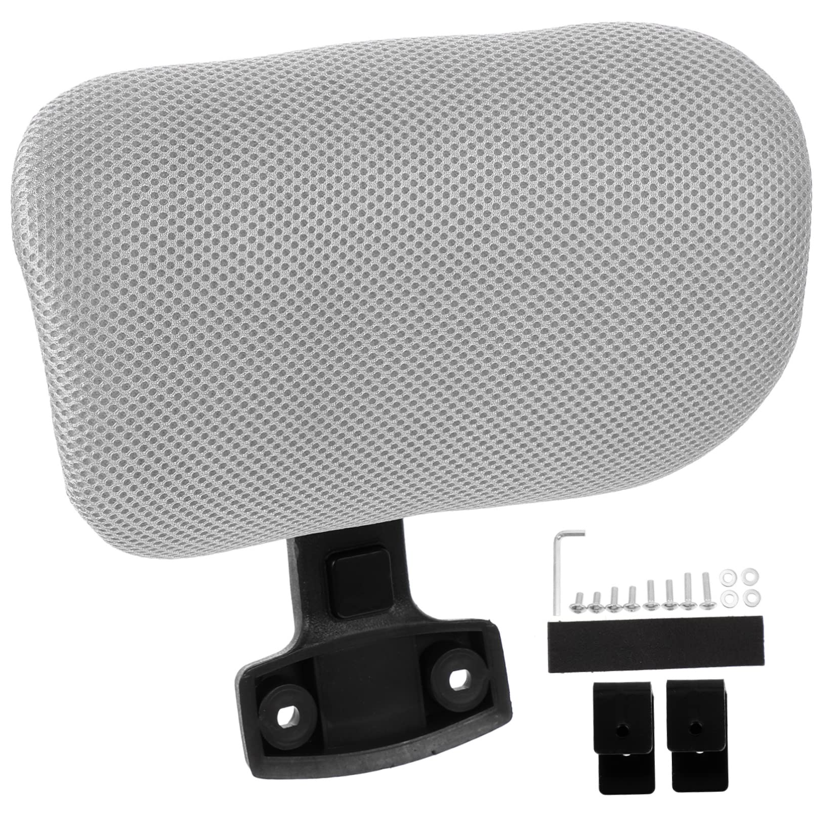 Coussin de chaise de bureau gris de qualité supérieure avec housse lavable