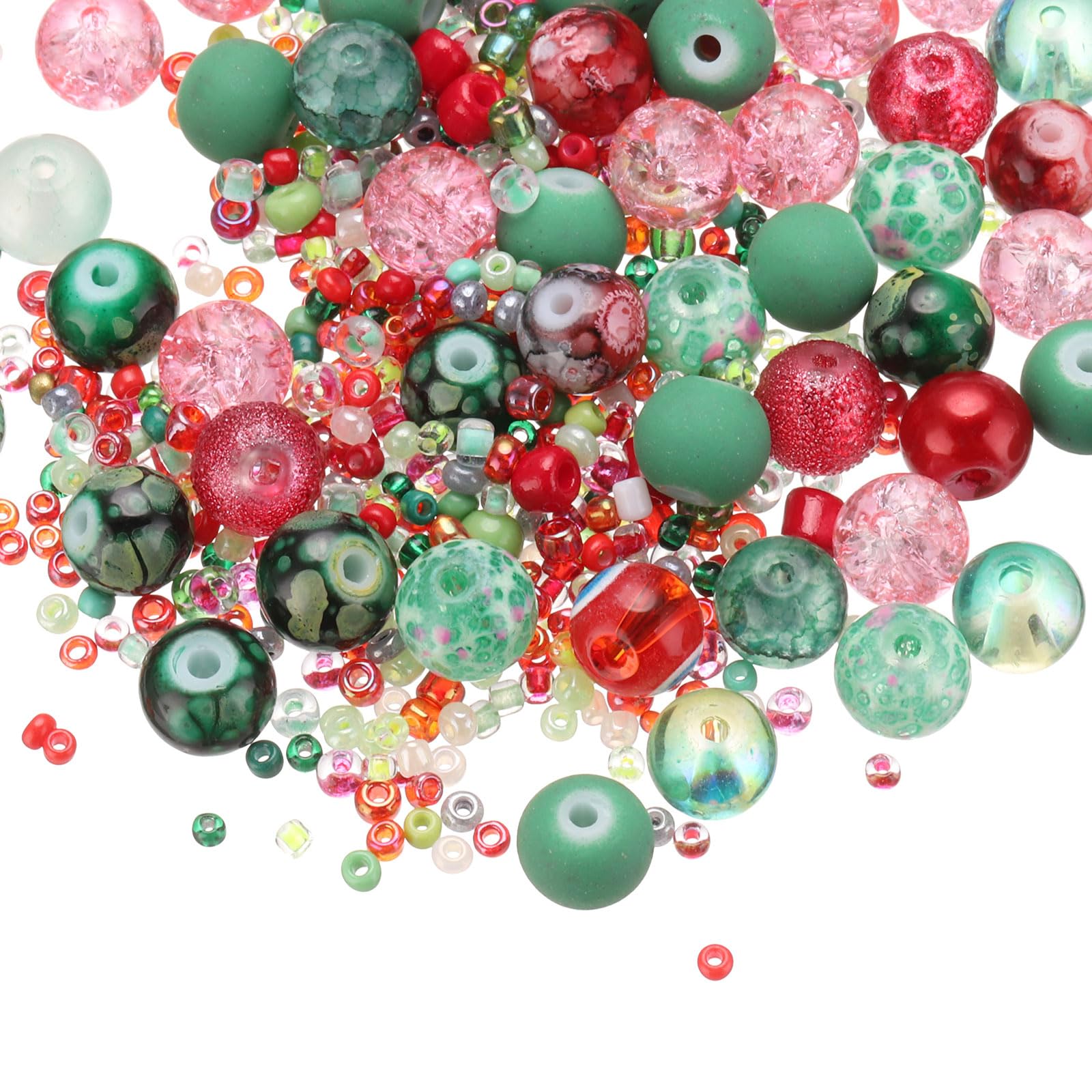 PATIKIL 2-8mm Assorted Glass Resin Beads