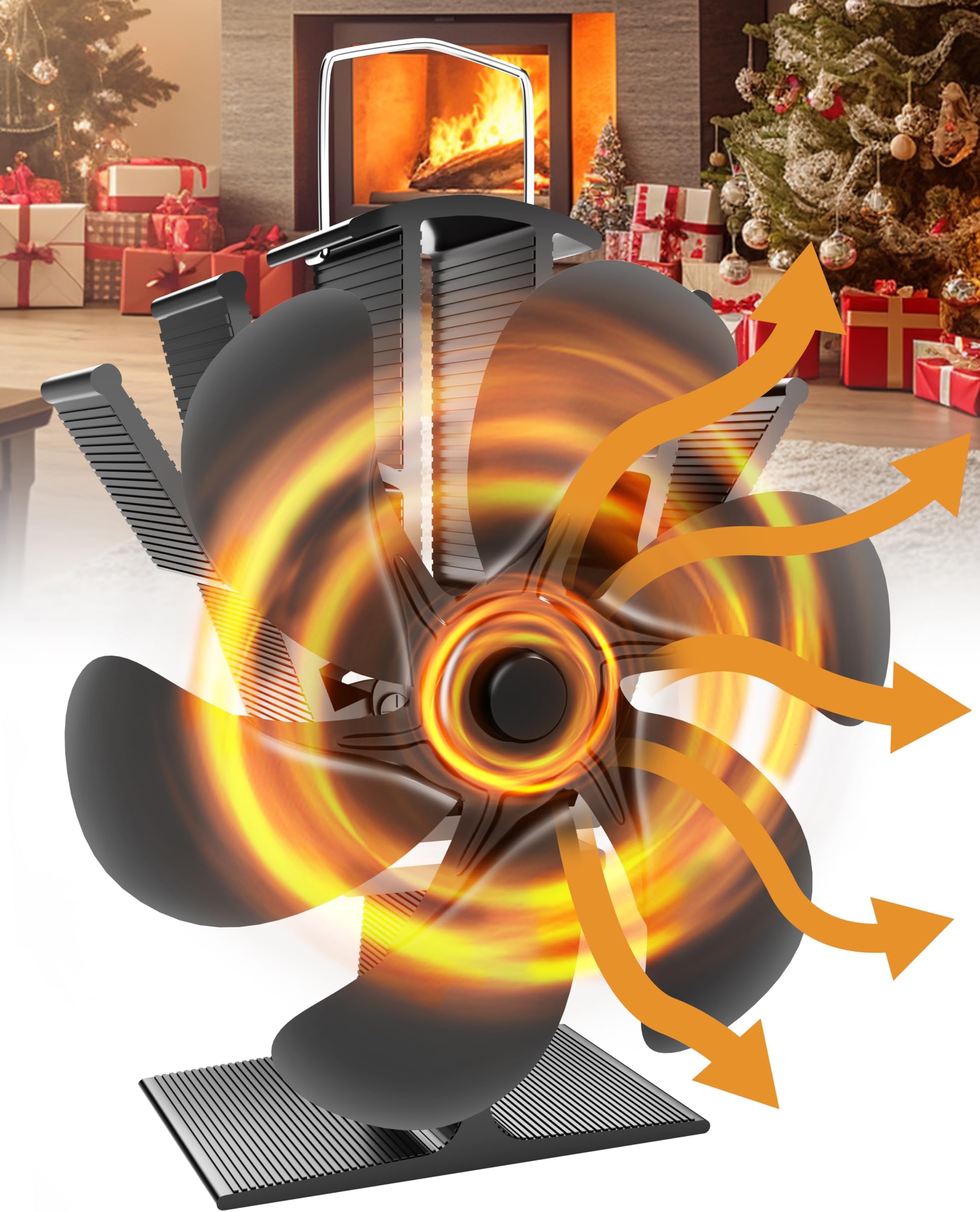 Ventilateur Poele à Bois 6 Pales, Haute Efficacité de Distribution de — free download
