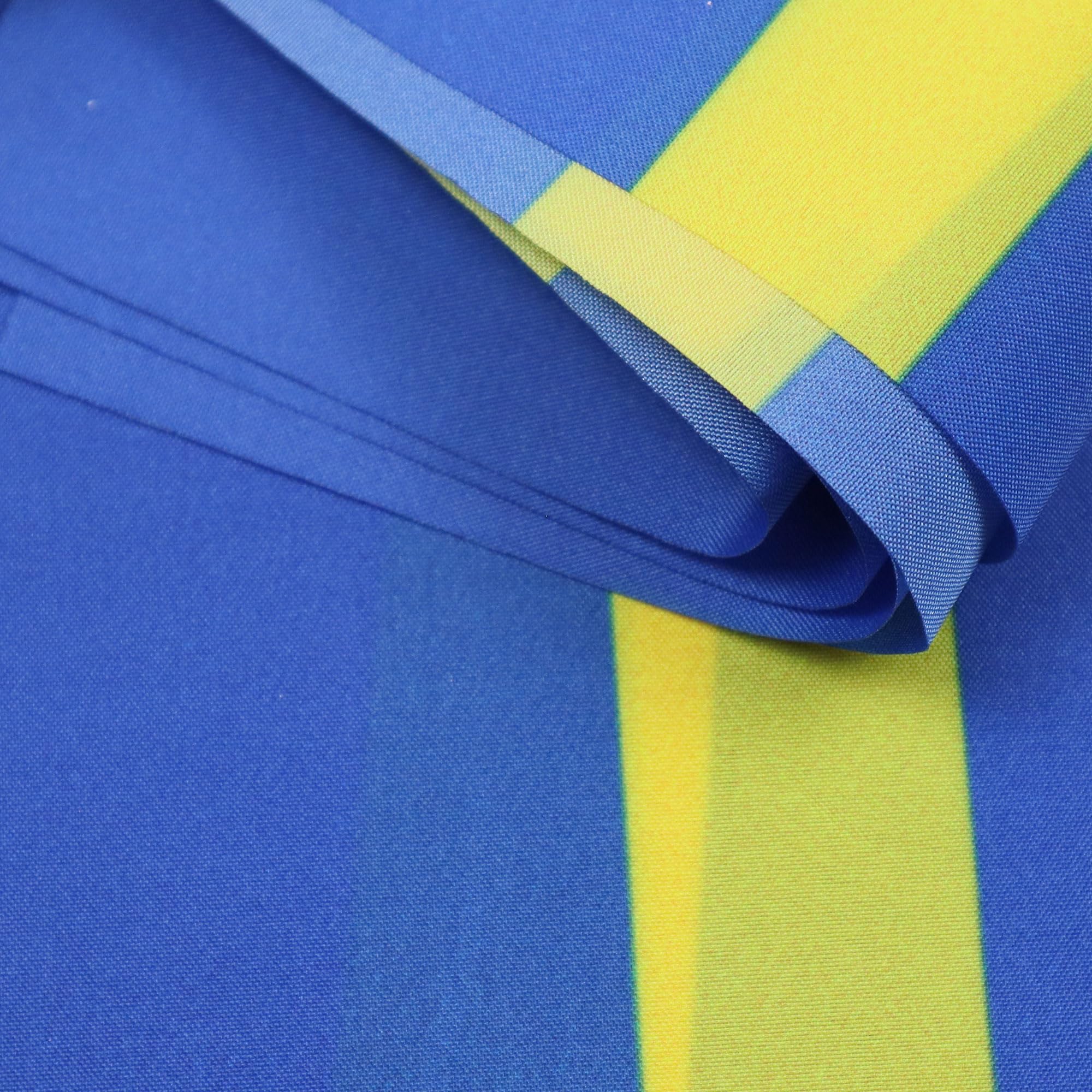 AZ FLAG Guirnalda 6 Metros, 20 Banderas de Suecia 21x15 cm, Bandera Sueca 15 x 21 cm - Banderines Suecos