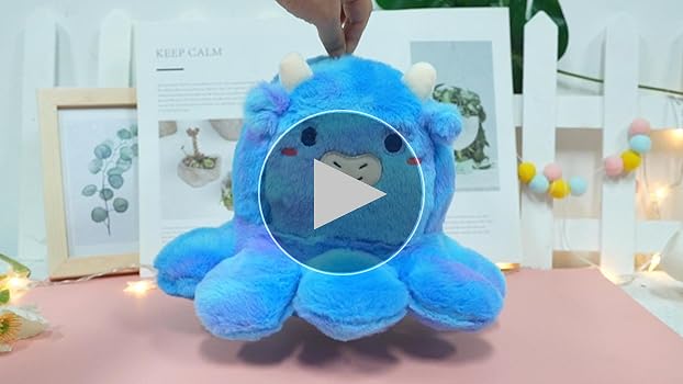 Amazon.com: Zcstioxl Blueberry Plush - Blue Octopus Stuffed Animal