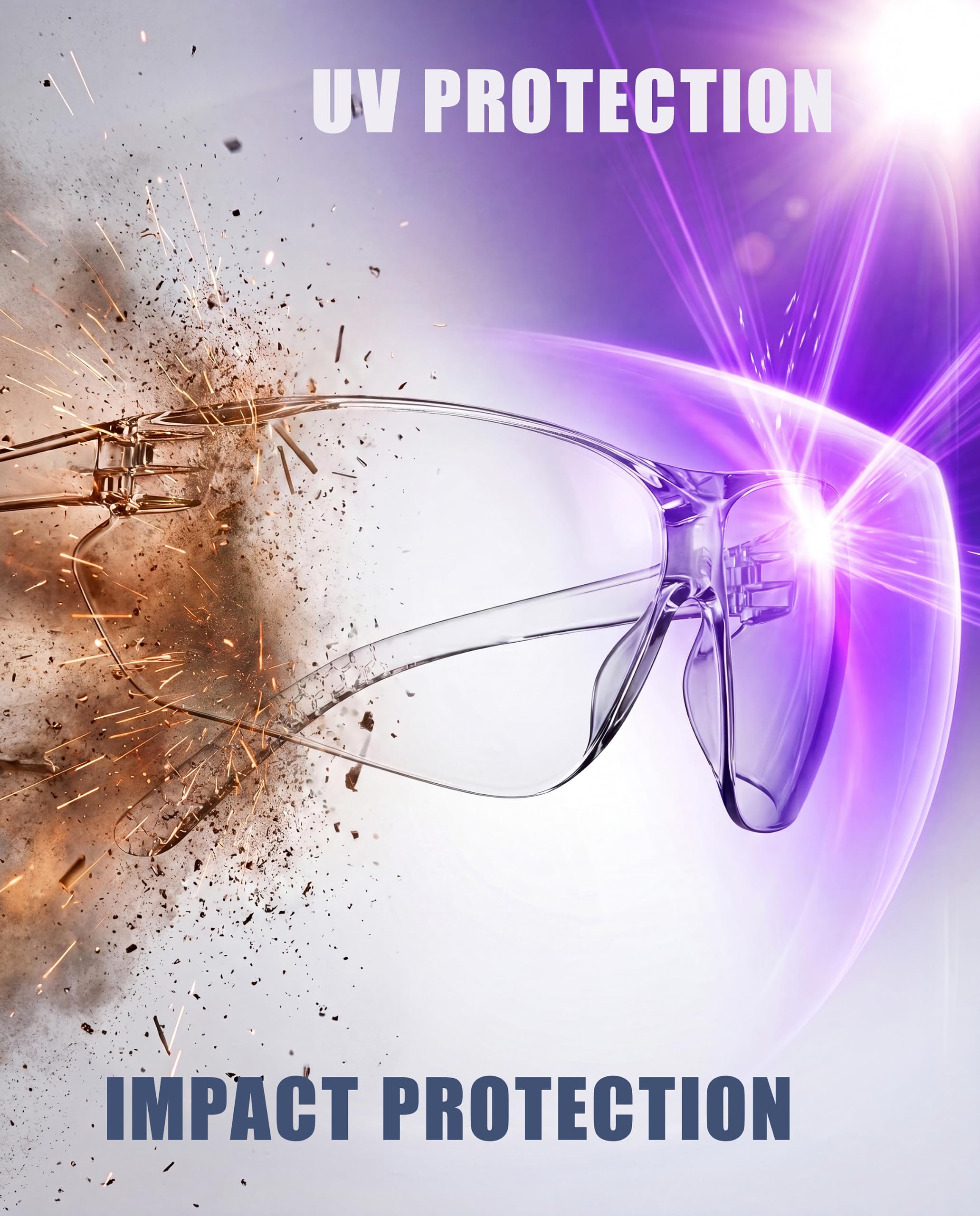 ACE FL-15G 10 pièces Lunettes de protection