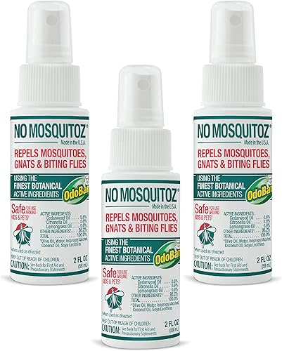 Miniatura 5 de No Natz Repelentes botánicos de insectos y sin mosquitos, hechos a mano y sin DEET, fórmula no grasosa, botellas de spray de 2 onzas, paquete de 3