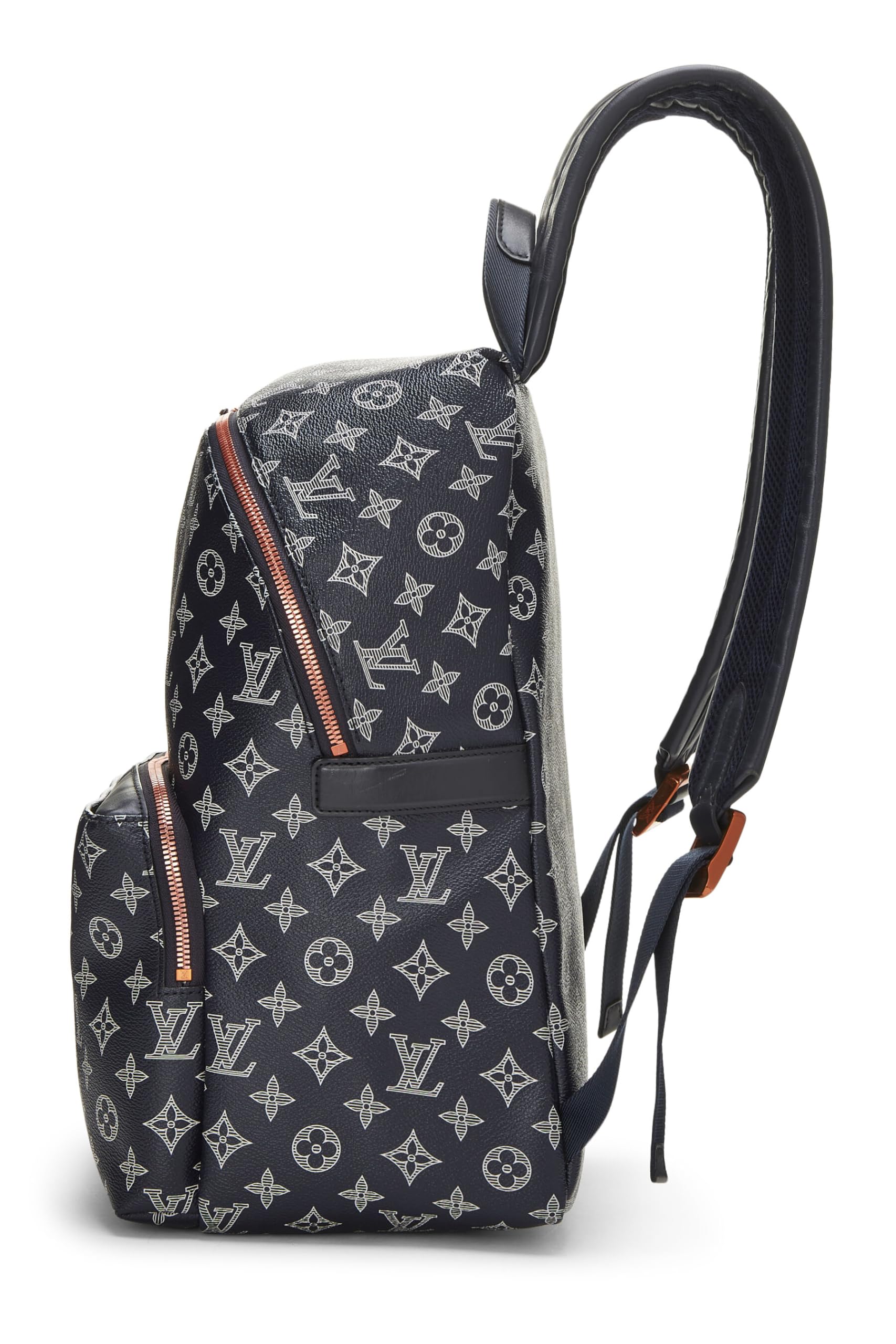Louis Vuitton, Pre-Loved Navy Upside Down Monogram Canvas Apollo Backpack, Navy