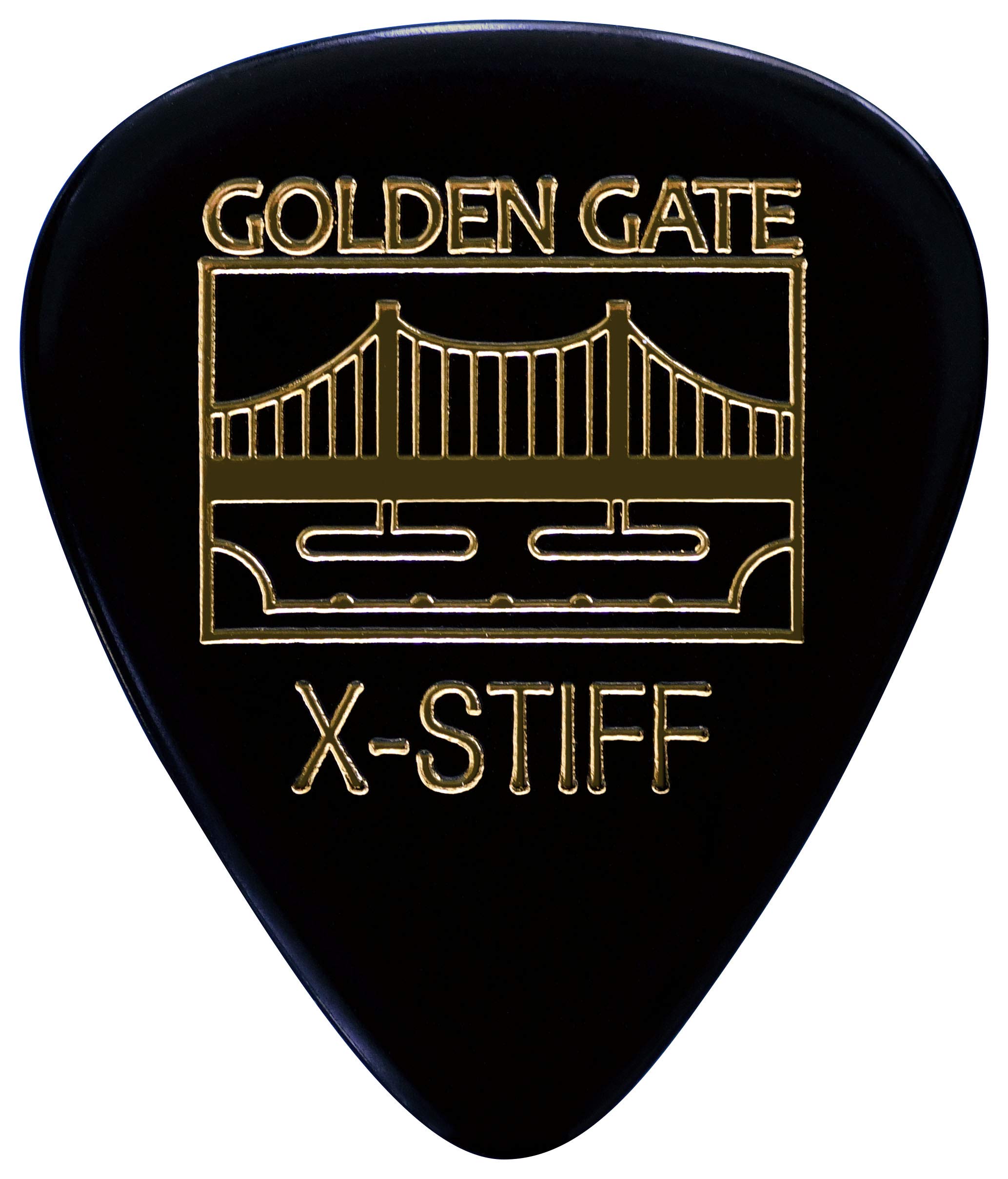 Golden Gate MP-143 Sideman Shape - Púas de guitarra (1,5 mm de grosor), color negro