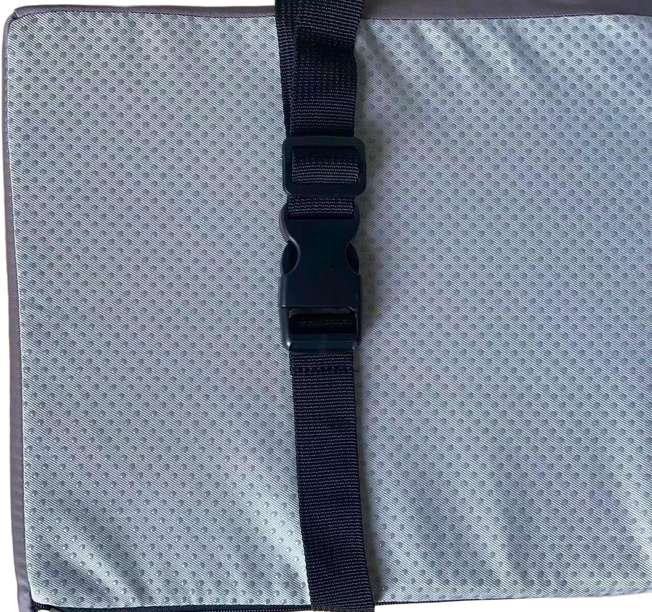 Cojines para Banco de Cerveza 100/110/140/150/160/180 cm Cojín para Banco, Funda Extraíble con Cremallera e Hebilla, Antideslizante, Impermeable para Jardín, Terraza(Navy Blue,170x25x3cm)
