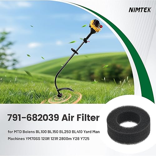 Miniatura 2 de Filtro de aire Bujía Línea de combustible Kit de realimentación de filtro para Troy-Bilt TB15CS TB25CS TB25ET TB75SS TB90BC Cortadora de cuerdas