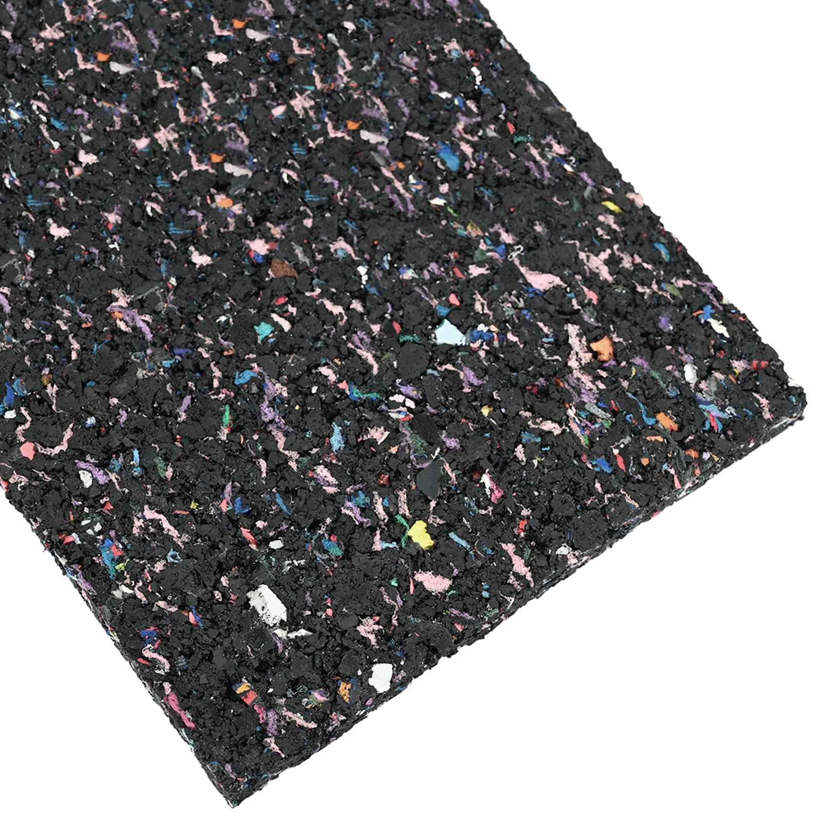 Rullo in gomma nera per attrezzature sportive, protezione pavimento o moquette, ufficio, soggiorno -M