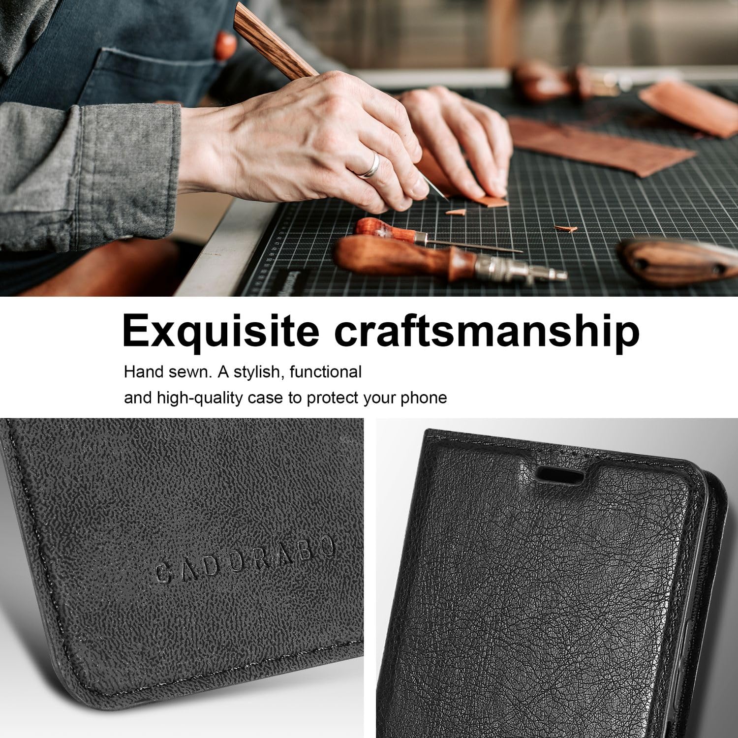 Cadorabo Custodia Libro per Motorola Moto Z Force in Nero