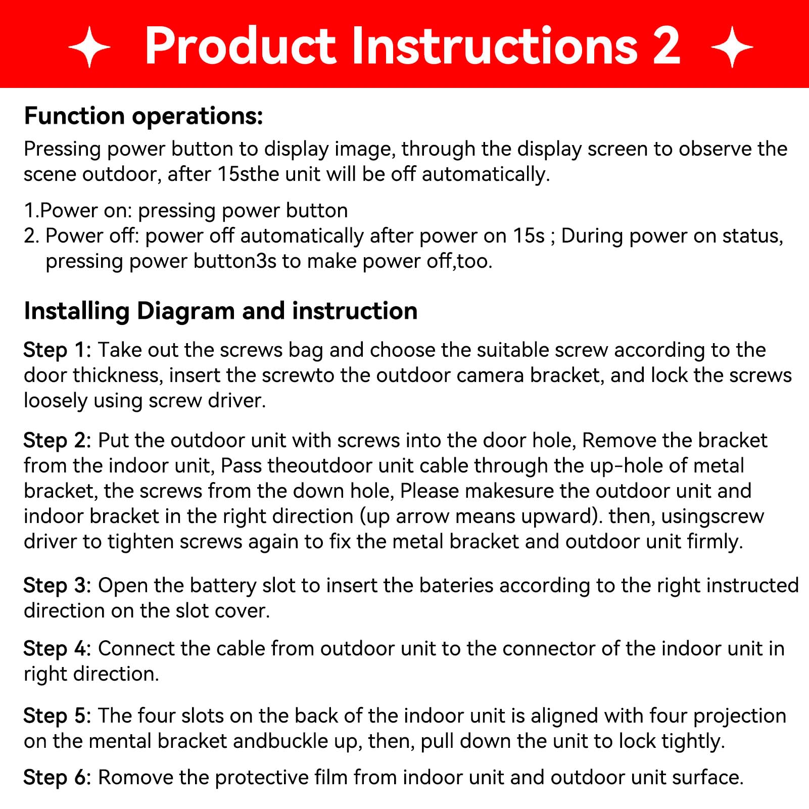 Door Peephole Camera, 3.5 Inch Digital Doorbell Lcd 120 Degree Eye Electronic Peephole Doorbell, Wide Angle Viewer Home Security System Door Camera