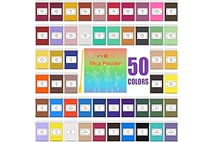 HTVRONT Mica Powder for Edible Use in Drinks - Shimmer Pigment Powder...