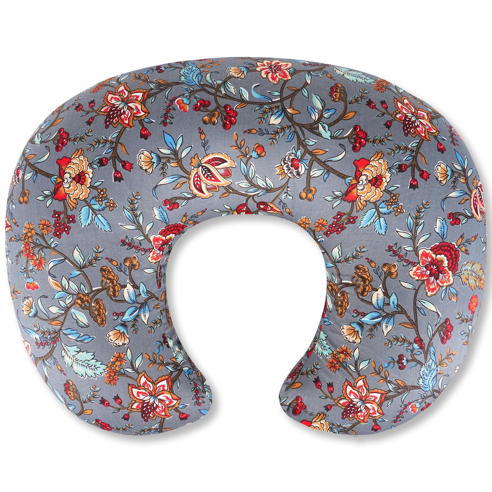 x-vesolje Nursing Pillow, Breastfeeding Pillow with Removable Cover, Ergonomic Breast Feeding Pillow, Baby Feeding Support Pillow for Mom Easier Breastfeeding- Original Size/Peony