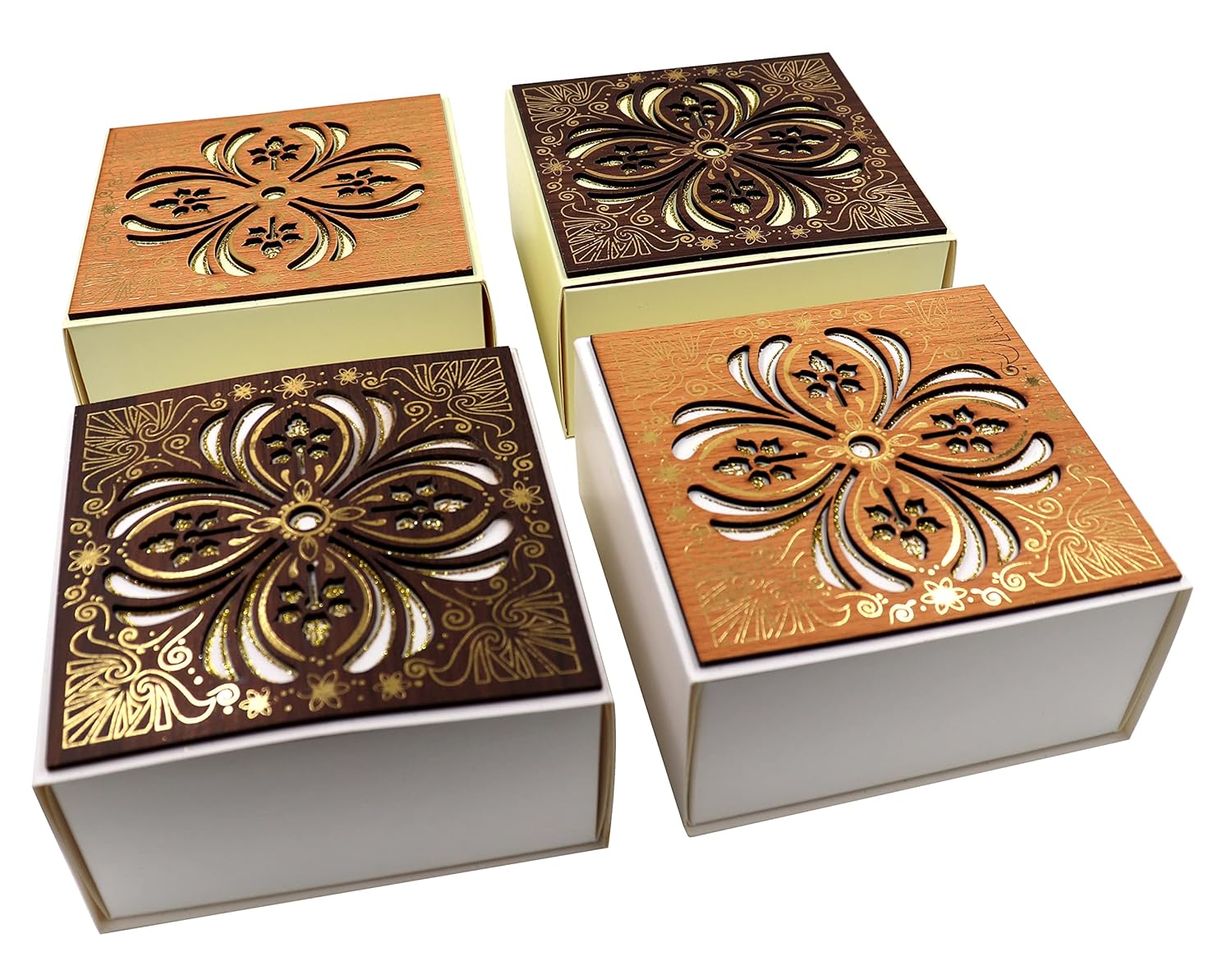 PARAS's Set of 10 Empty Paper Box, Gift Box, Empty Folding Paper Gift