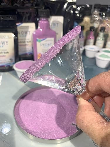 Miniatura 2 de Snowy River Sal de cóctel de lavanda  Sal de margarita de color natural, rimmer de Margarita, Rimmer de bebidas, sal de borde de cóctel, sal