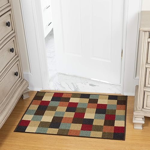 Miniatura 7 de Juego de 2 alfombras de pasillo de interior antideslizantes lavables a máquina, 2 x 52 x 3, 2 unidades, para pasillo, cocina, entrada, baño, 2