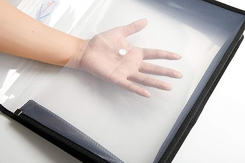 Miniatura 4 de FANWU Paquete de 6 carpetas de plástico con solapa y cierre de botón a presión, tamaño carta, expansión de 2.8 pulgadas, carpeta de archivos grande