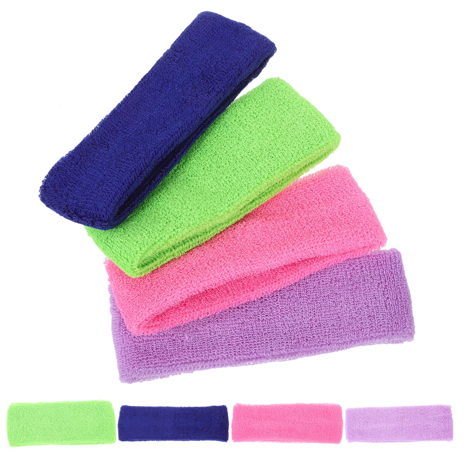 TOYANDONA Fascia Assorbente Del Sudore Traspirante Ampia Fascia Sportiva Seta Comoda Fascia Per Il Sudore Forniture Di Fasce Per Filato Di Poliestere