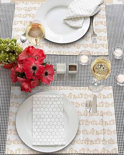 Miniatura 10 de Juego de 2 manteles individuales de langosta color rojo marino para mesa de comedor, manteles individuales de tela de lino de algodón con bolsillo,