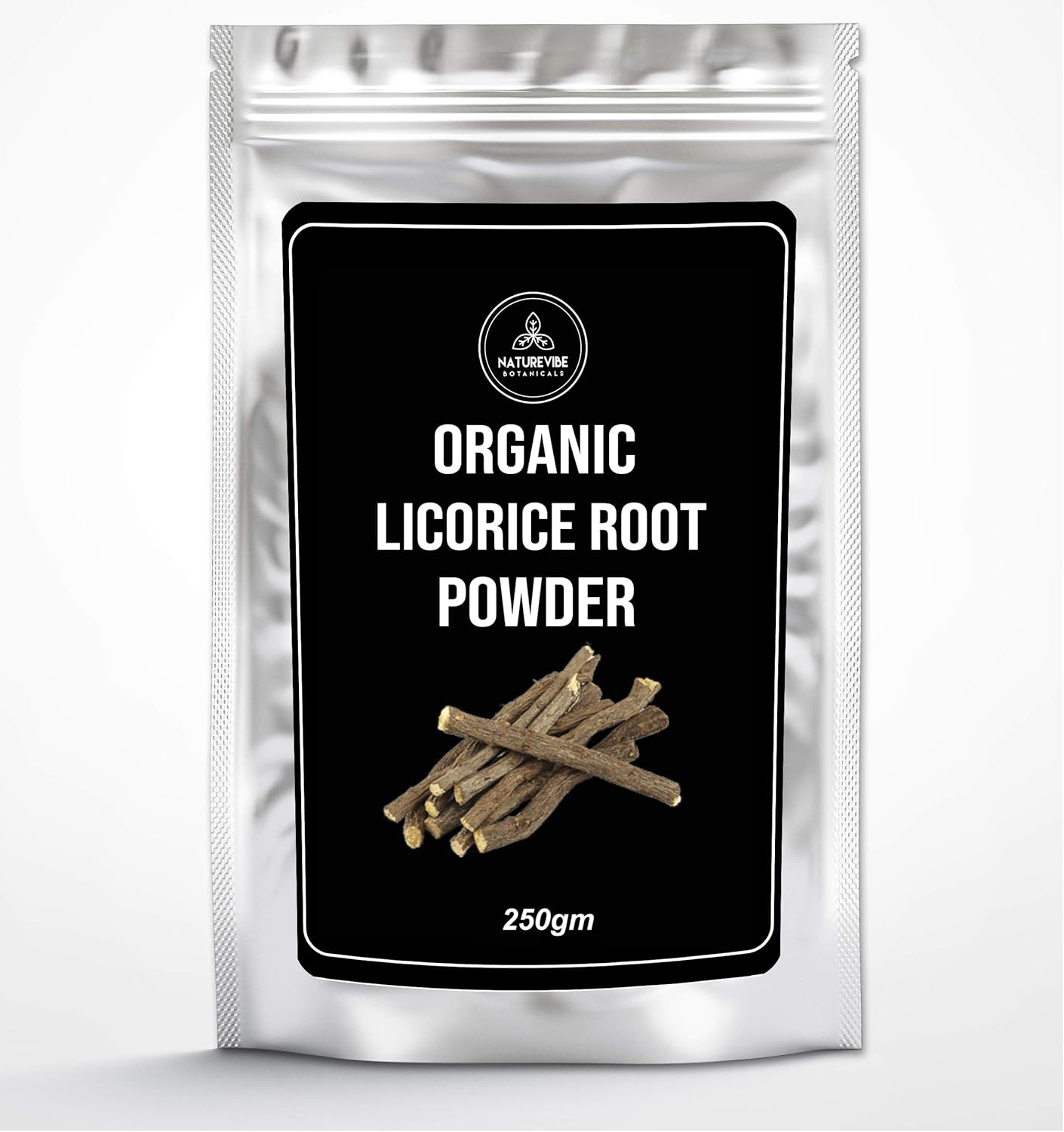 Naturevibe Botanicals Organic Licorice Root Powder (250g) Good for Lungs & Skin Mulethi