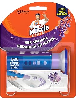 Mr Muscle Lavanta Kokulu Klozet Jeli (1 Tüp x 6 Jel Disk)