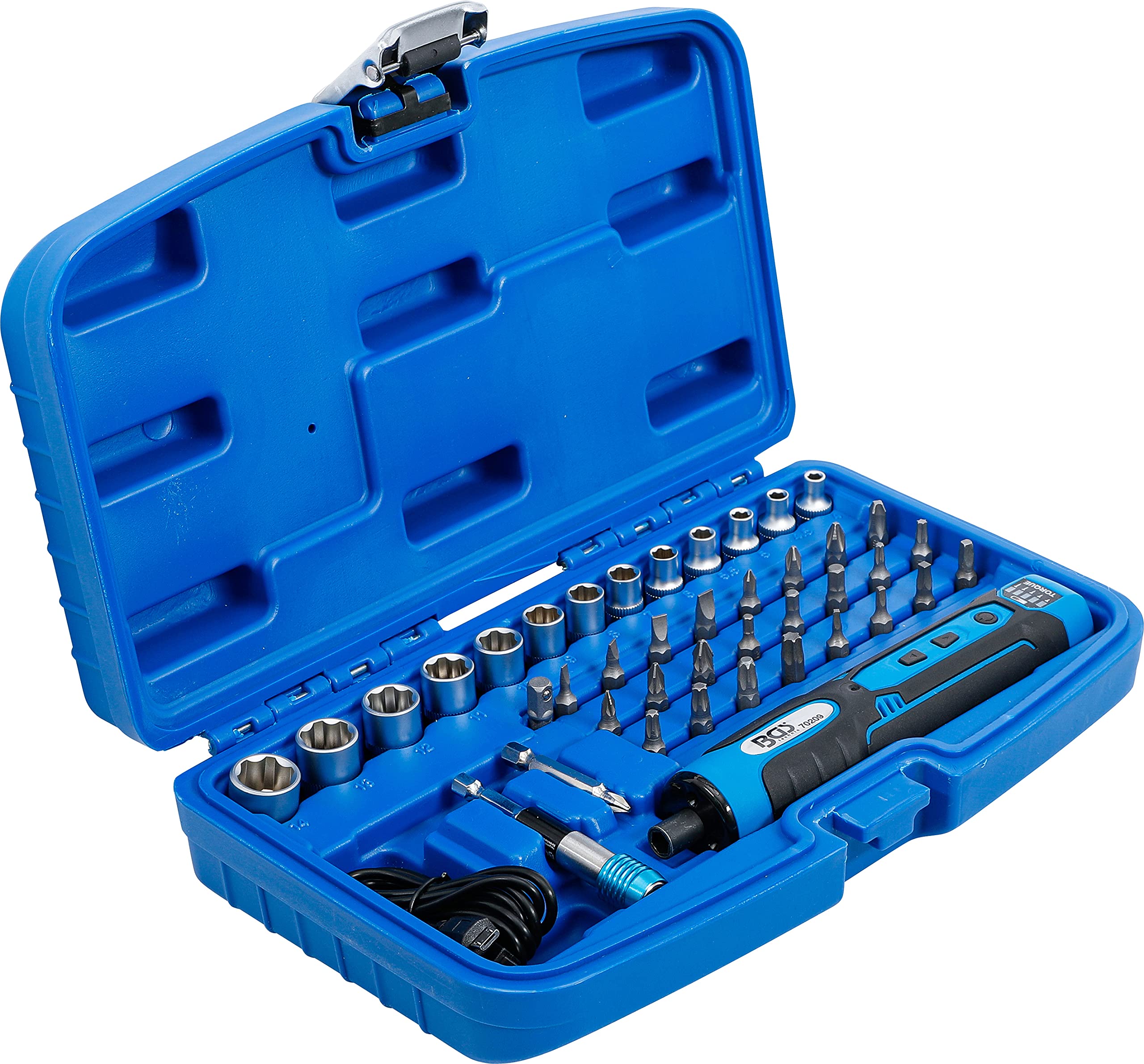 BGS 70209 | Cacciavite a batteria | inclusi serie di bussole e inserti | 41 pz.
