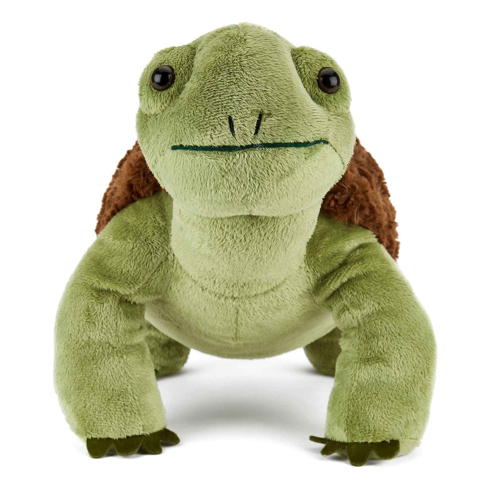 Zappi Co Peluche Riciclato al 100%, Tartaruga (22cm di lunghezza) Morbido, soffice, ecologico, collezione di animali per neonati, primo bambino