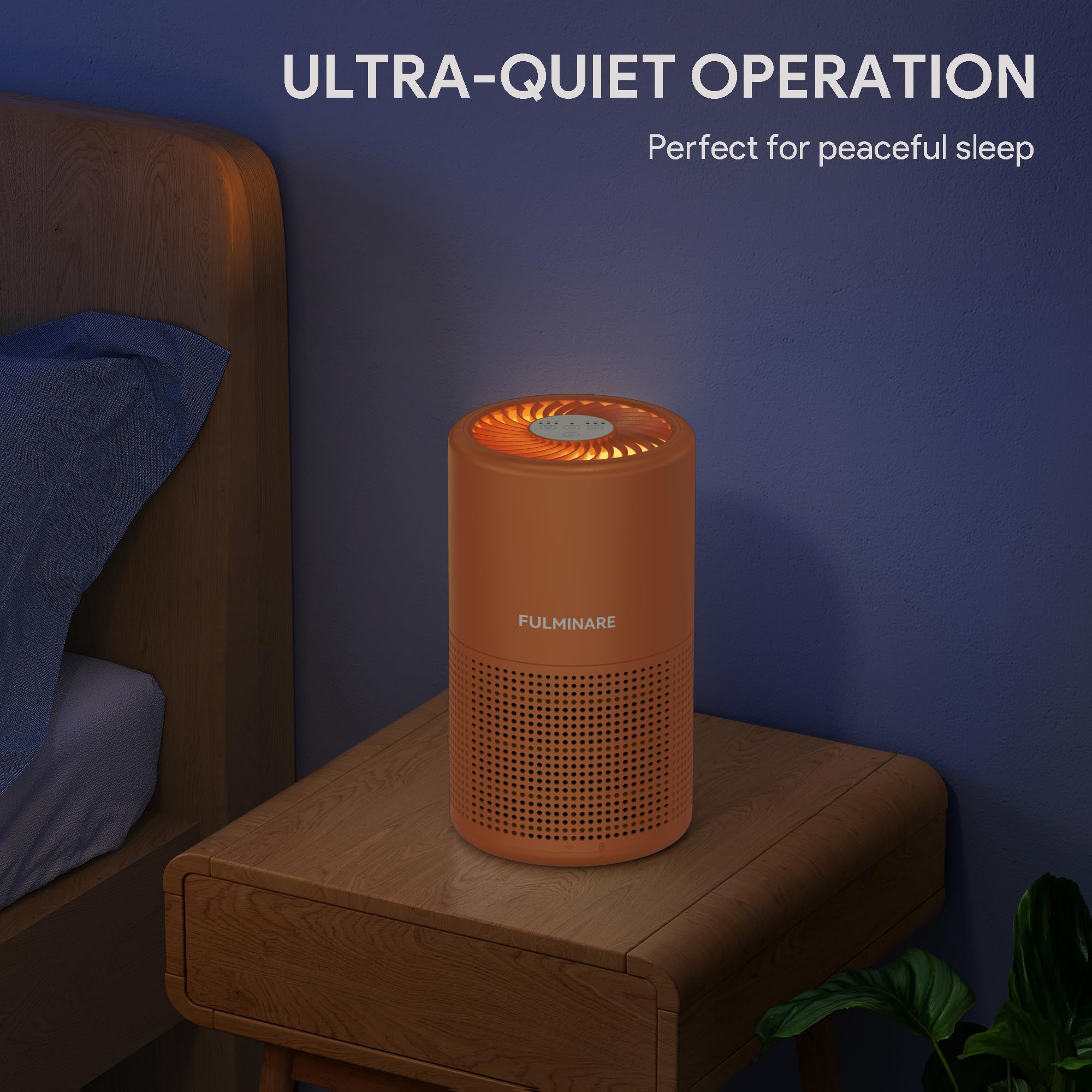 FULMINARE Air Purifiers for Home Bedroom H13 HEPA Air Purifier view 9