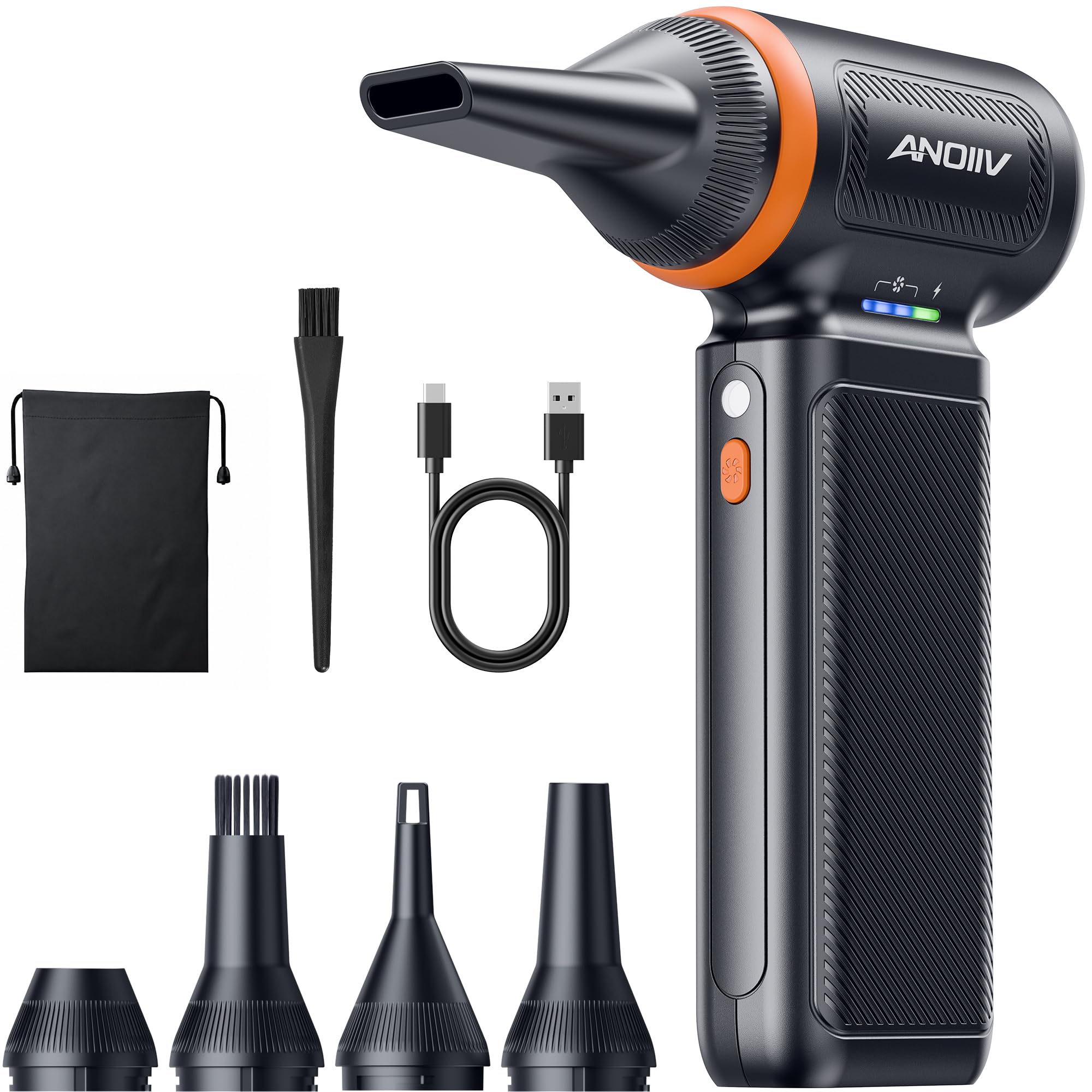 Electric Air Duster - 3 Speed, 5 Nozzles -13 Electric Air Duster - 3 Speed, 5 Nozzles -13