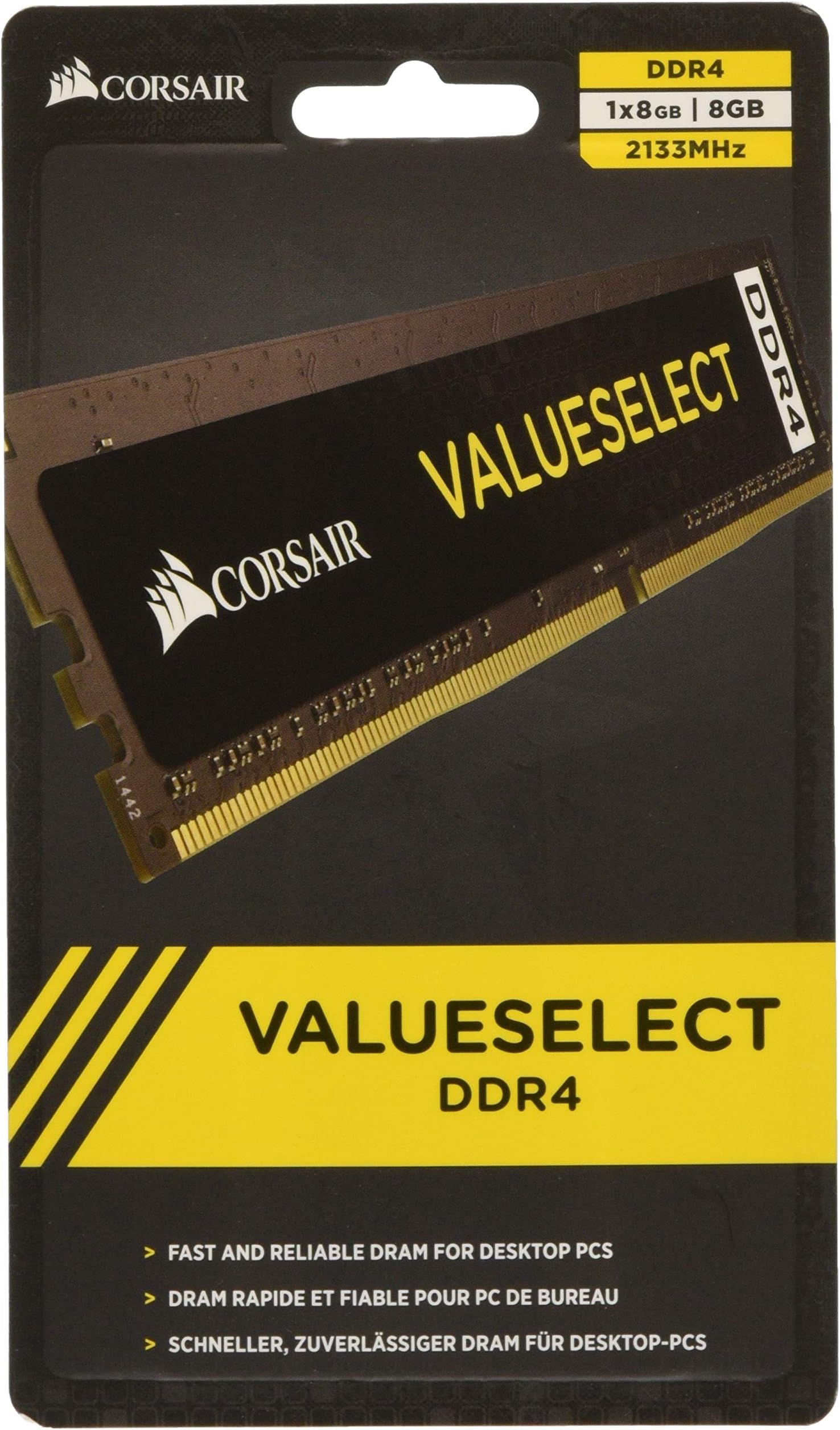 8gb G Skill Value Ddr4 2133 Dimm Cl15 Single Corsair 8GB Kit (1x 8GB) 2133 MHz CL15 288-Pin DIMM DDR4 RAM Memory
