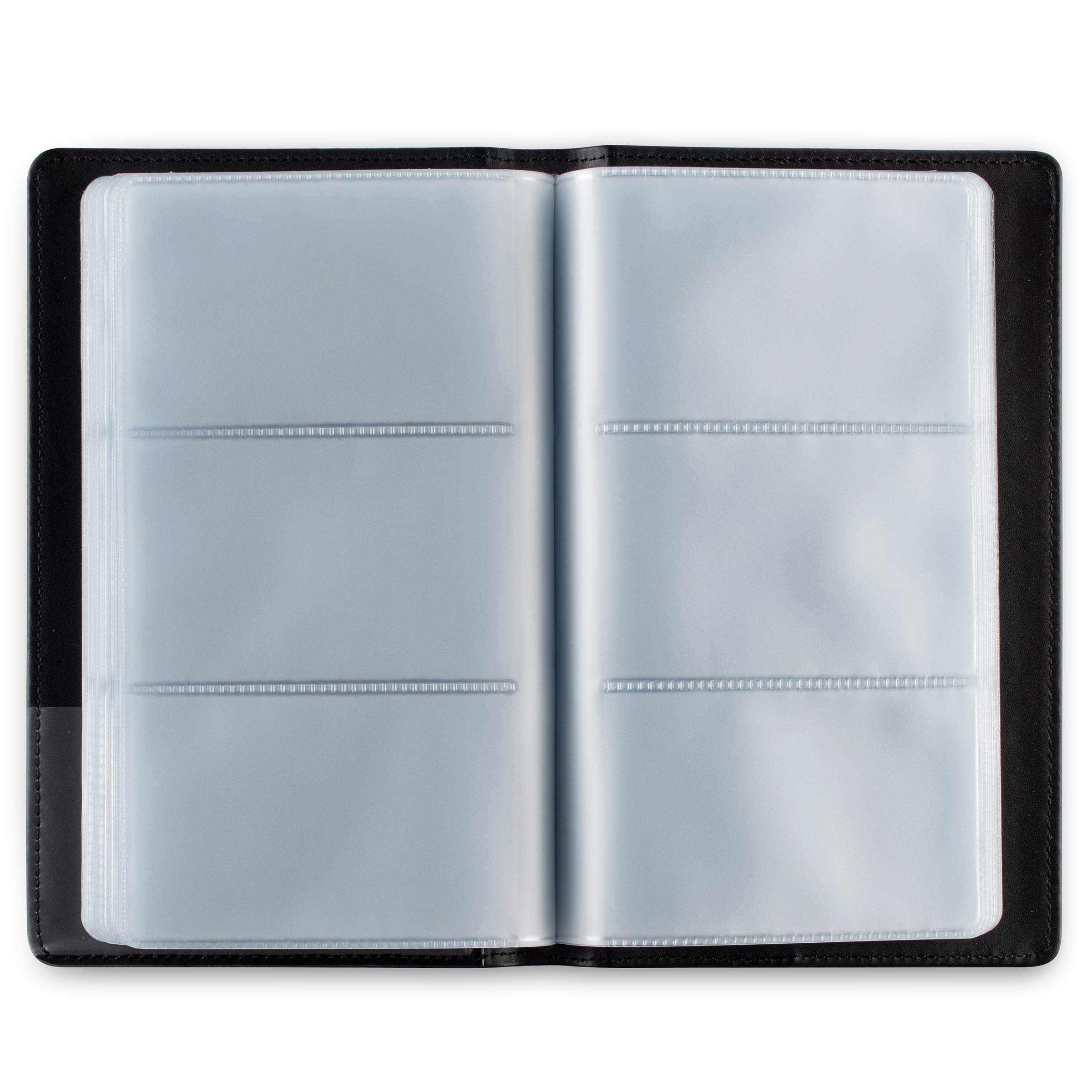 Amazon.com: Inkline Business Card Holder, Professional PU Leather Name Card  Book Holder, Credit Card Organizer, Black - 240 Cards (11916) : Clothing,  Shoes & Jewelry