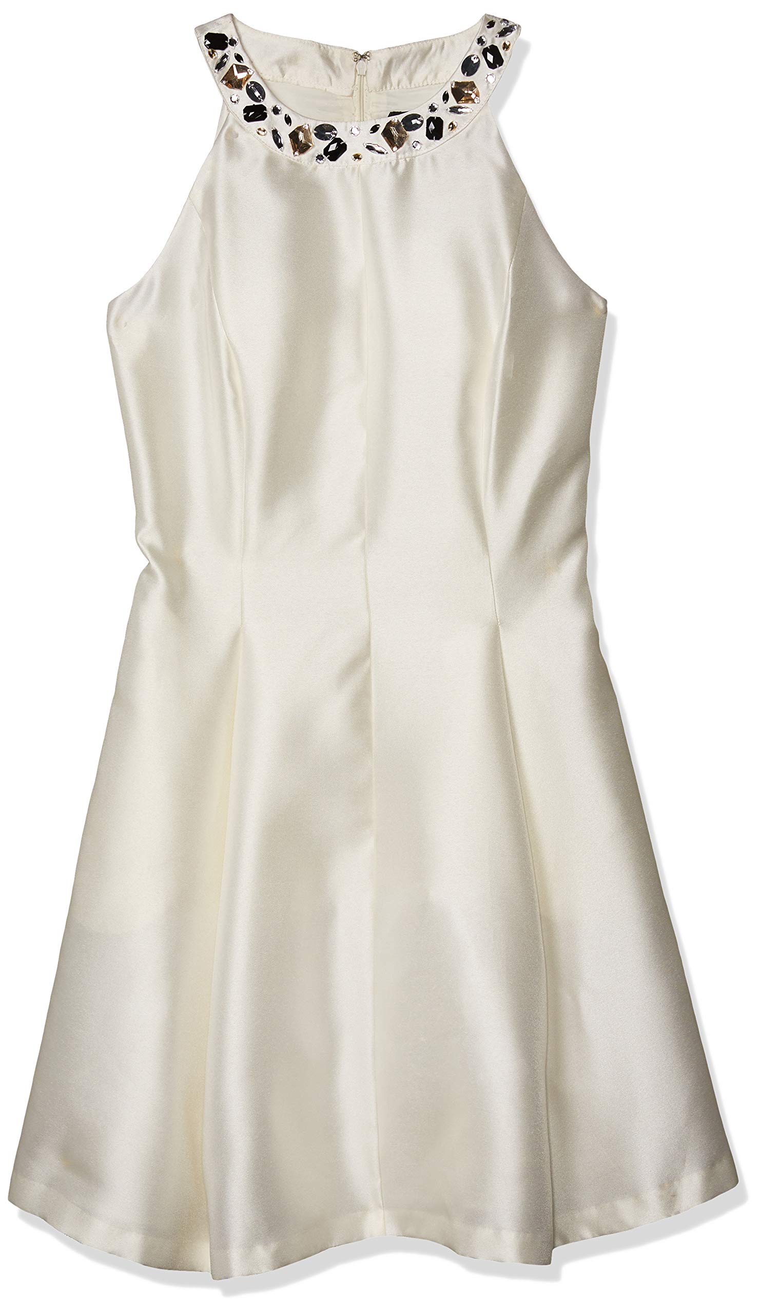 Chetta Bwomens Halter Jewel Neck Drss Dress