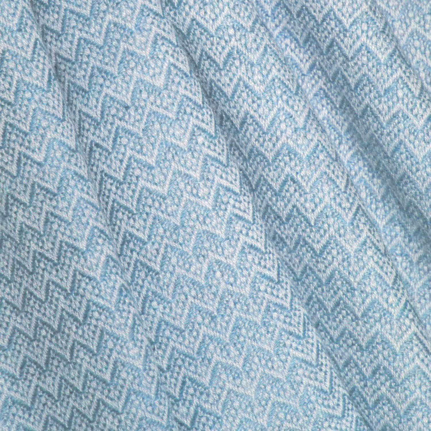 Lorenzo Cana Luxus Kaschmirdecke, 100% Kaschmir, blau, flauschig weiche Wohndecke, Decke handgewebt, Sofadecke Wolldecke - 96316