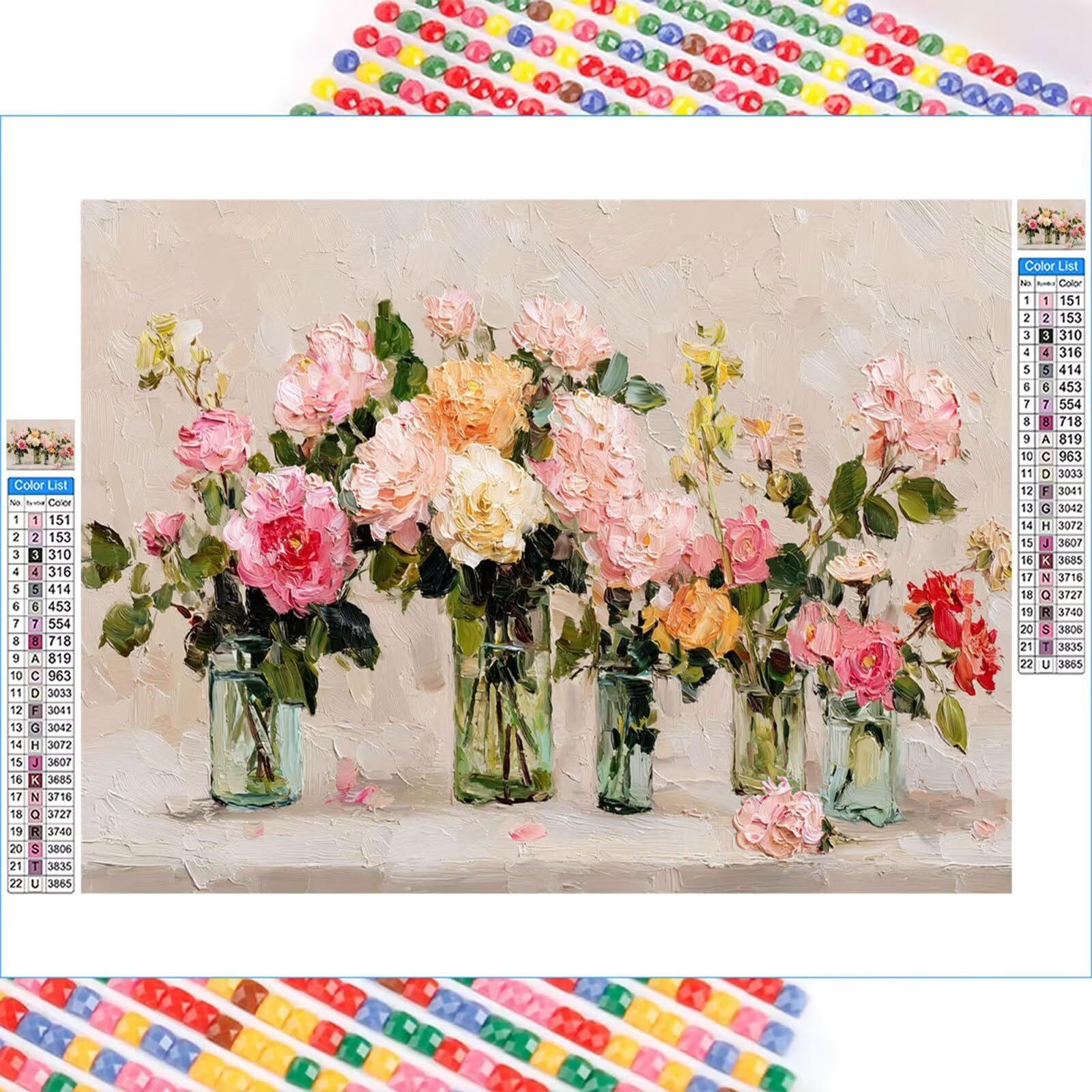 Kompletny zestaw do malowania diamentowego dla dorosłych, 5D diamentowa sztuka kryształowa sztuka, 60 x 90 cm DIY kryształowa mozaika z kryształem górskim na płótnie do dekoracji domu i relaksu