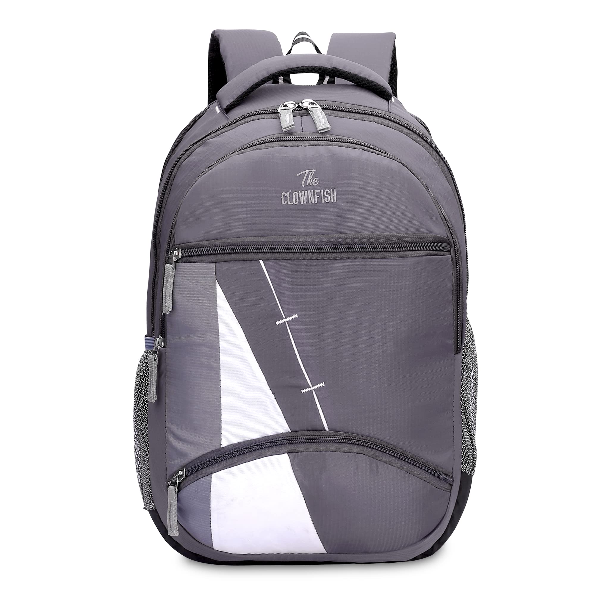 THE CLOWNFISH Karleen Series Polyester 28 Litres Unisex Travel Laptop Backpack for 15.6 inch Laptops (Grey) (B0BJF41DS4) Amazon Price History, Amazon Price Tracker