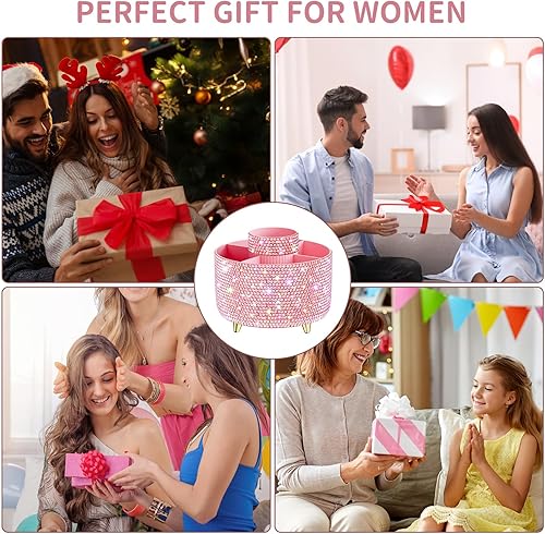 Miniatura 23 de Organizador de brochas de maquillaje giratorio de 360°, organizador de maquillaje, organización de maquillaje y almacenamiento de cuidado de la piel