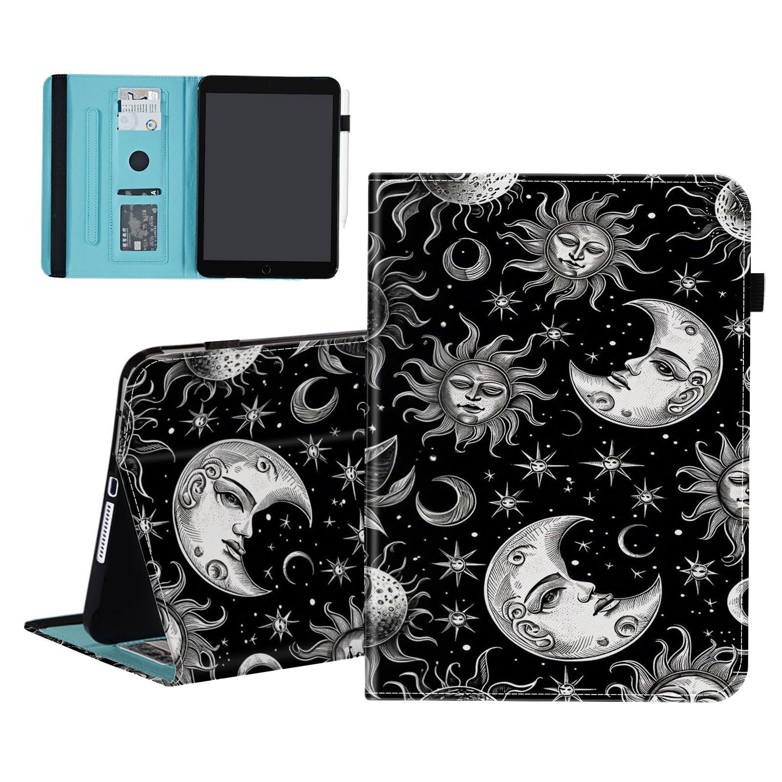 smauncucn Case for Samsung Galaxy Tab A9+/ A9 Plus 11" 2023 (SM-X210/X216/X218),Wallet PU Leather Folio Cover Multi-Angle Stand with Auto Wake/Sleep,