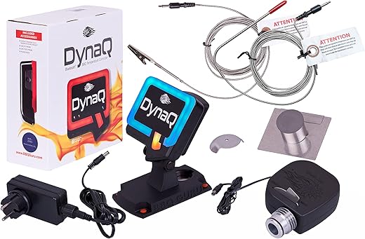 Monolith BBQ Guru DynaQ Komplettset Lüfter Classic und Le Chef Bluetooth und WLAN Thermometer