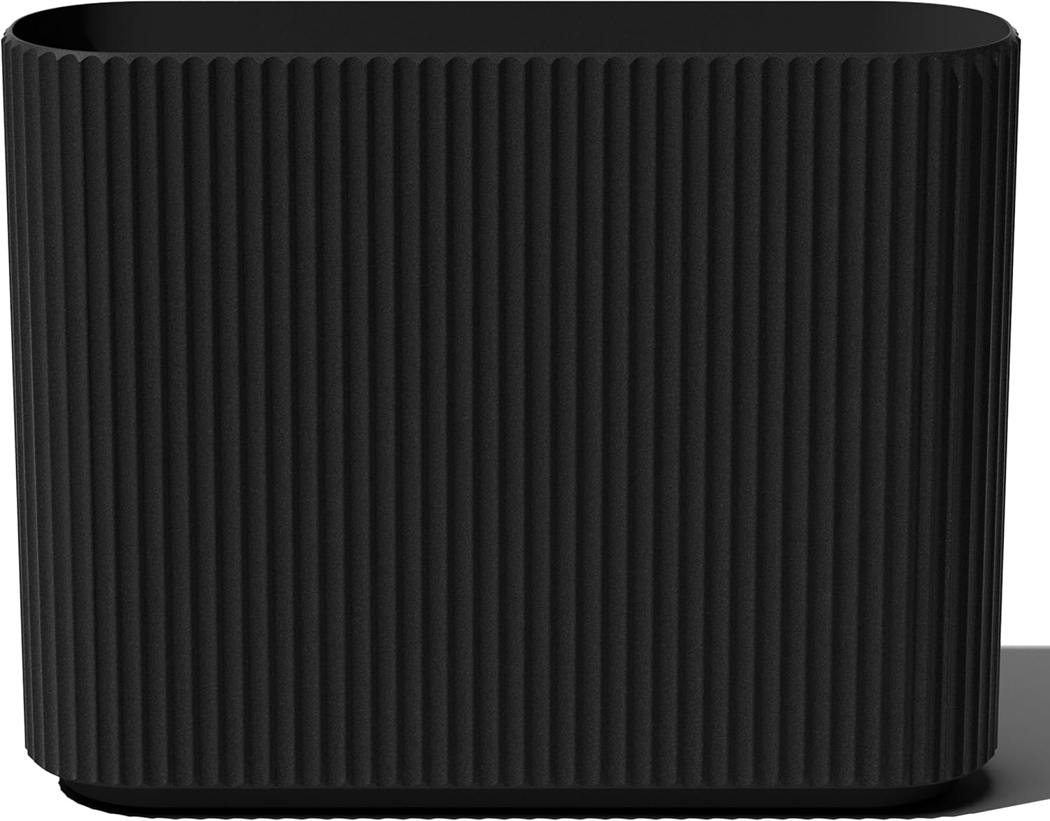 Veradek Demi Span Planter - Large Outdoor Planter Box for Patio, Porch, Garden | Durable Composite, Fluted Modern Design for Shrubs & Privacy