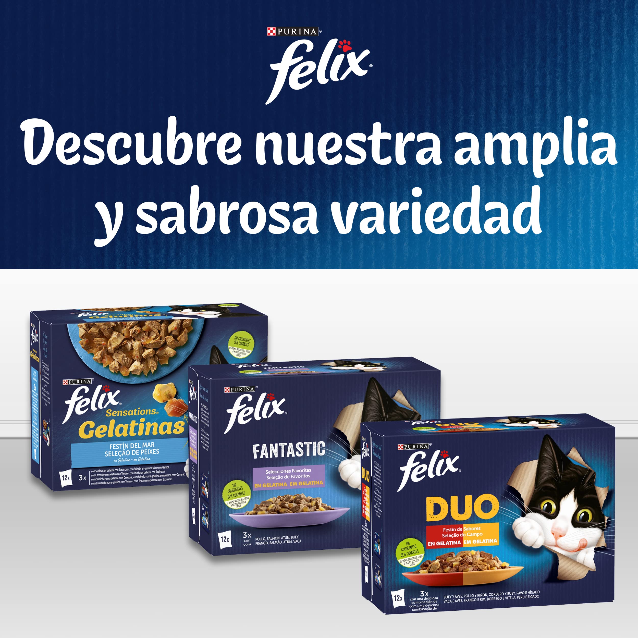 Felix Purina Karma dla Kotów, Miks, 44 x 85 g
