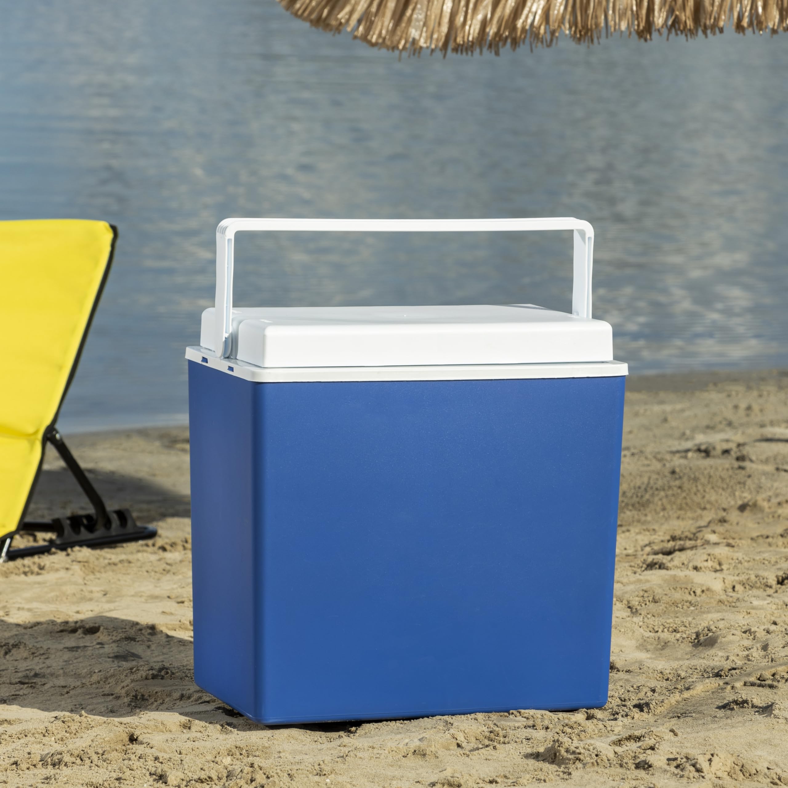 Kühlbox 24 Liter oder 10 Liter inkl. Kühlakkus | Outdoor Isolierbox fürs Auto, Camping, Grillen, Strand und Garten