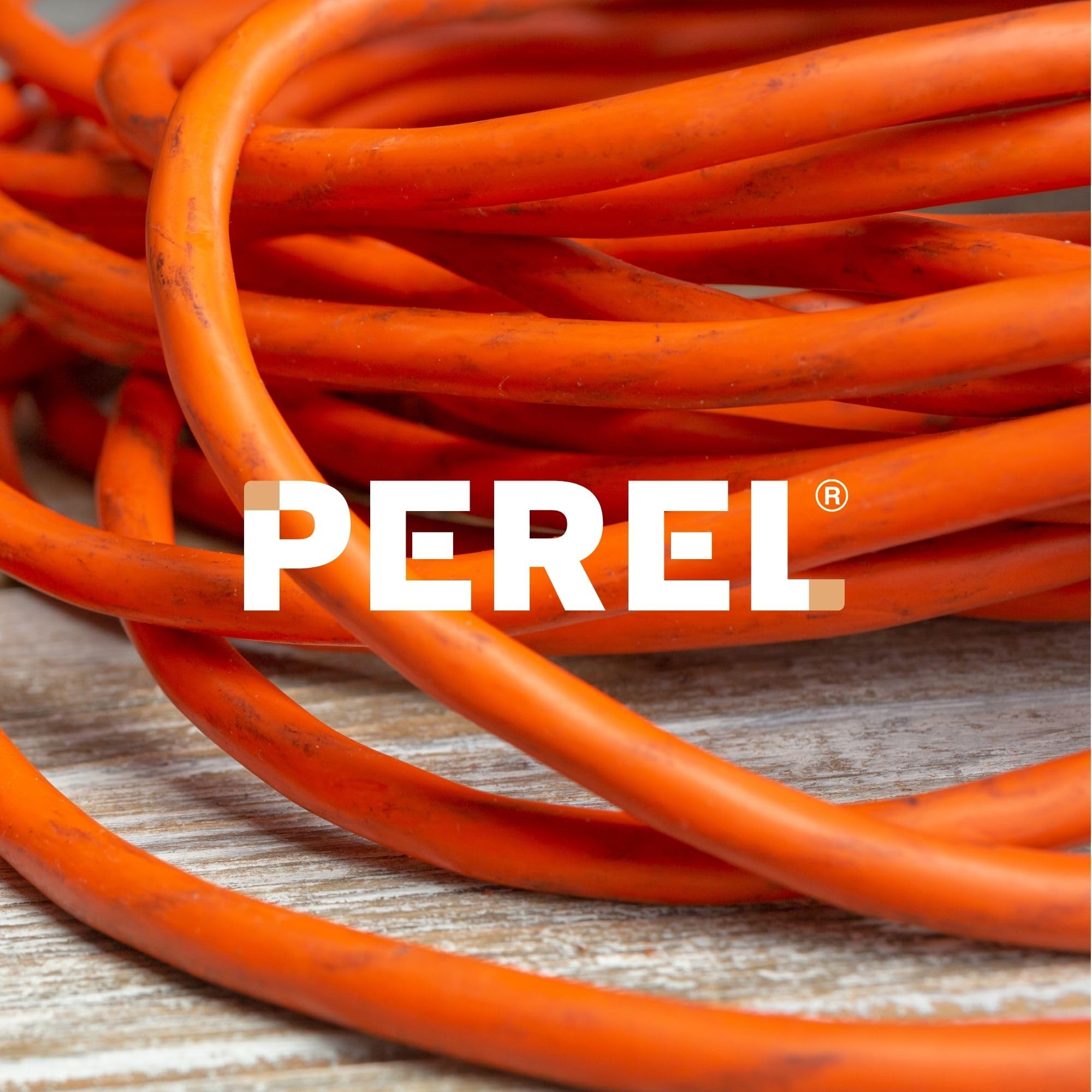 Perel Cavo di prolunga, H05VV-F 3G1.5, 40 m, 16 A/230 V, 3500 W, tipo E/F, per uso interno, PVC, arancione