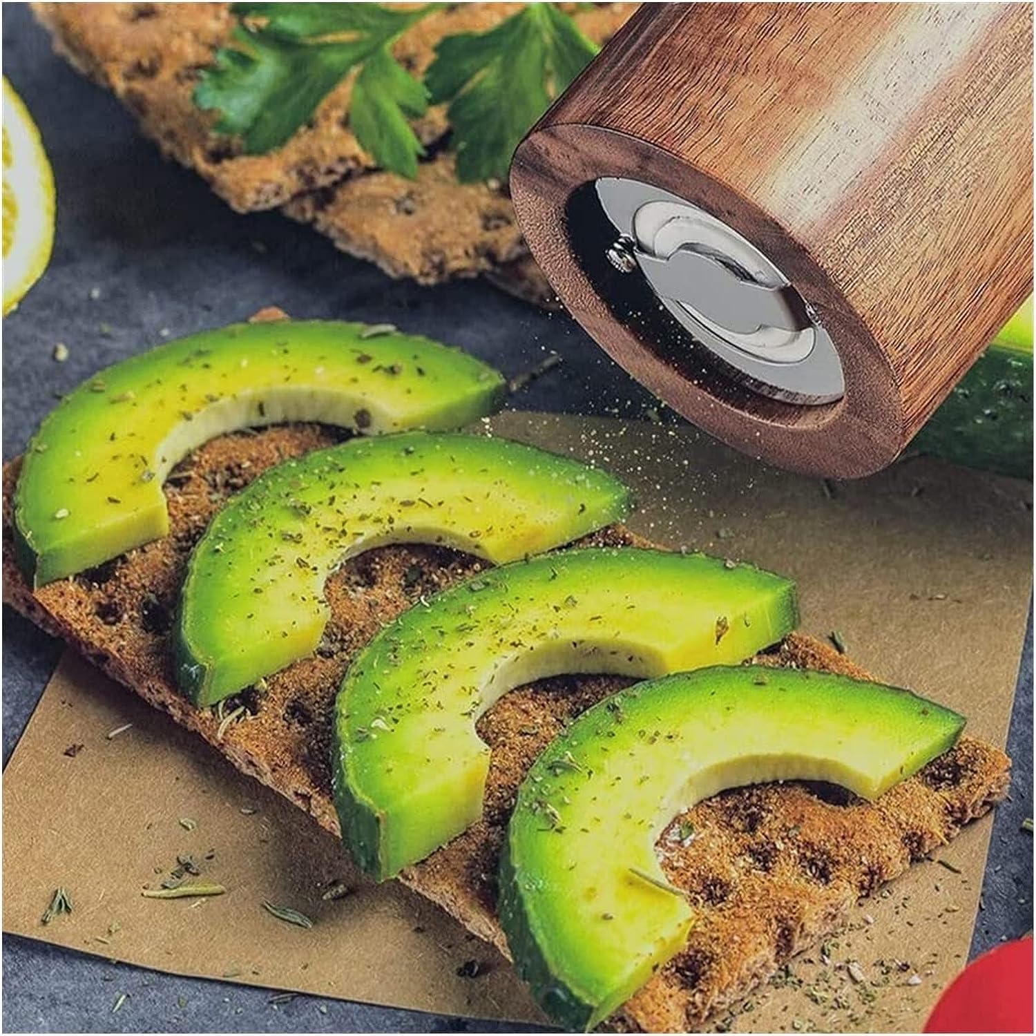 Pepper Grinder Set, Manual Salt And Pepper Mills- Salt Grinder And Pepper Mill