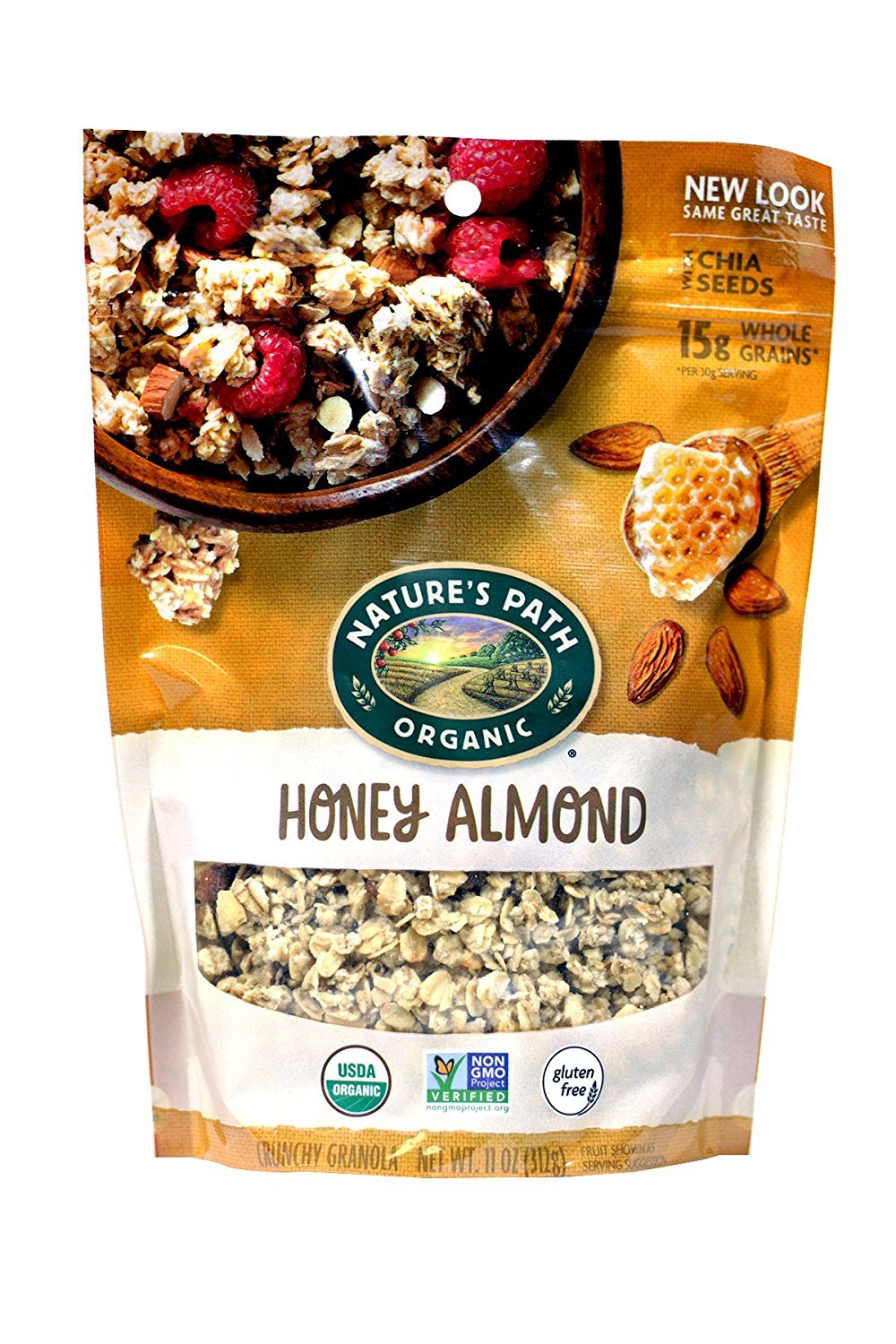 Nature's PathGranola GF HNY ALMND, 11 OZ, 8 Pack