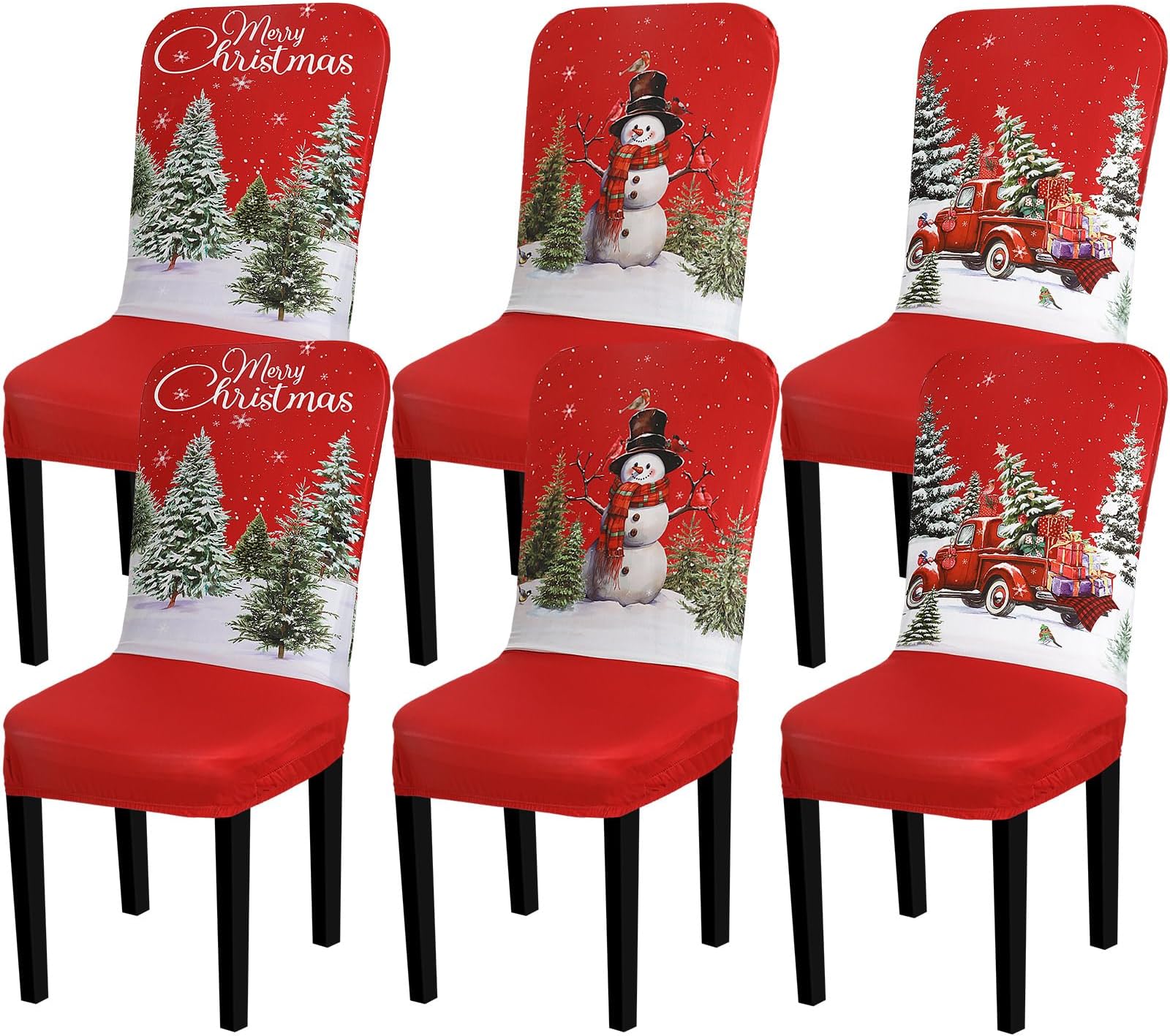 Lot De 2 Housses De Coussin De Noël 45 X 45 Cm, Motif Sapin Et élan, Idéales Pour Décorer Un Canapé Ou Un Salon (A-02) | Leroy Merlin