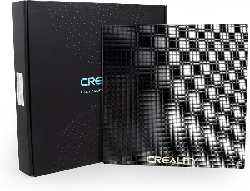 Creality Ender üveg nyomtatóágy 235x235mm - erős tapadás, sima felület, Ender 3/5 Pro/V2/3S kompatibilis 3D nyomtató alaplap