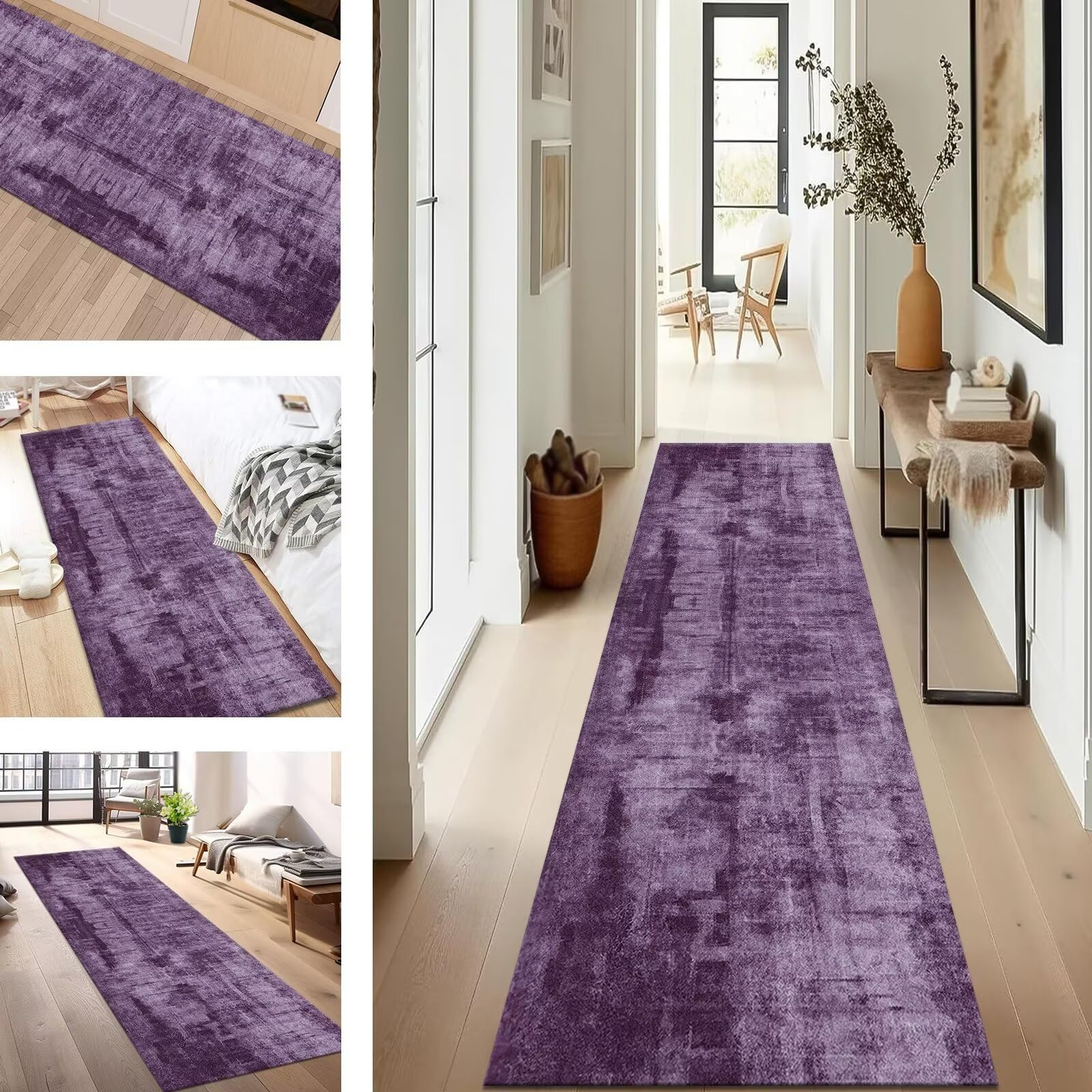 Tapis de couloir antidérapant contre les glissades et les sols sales