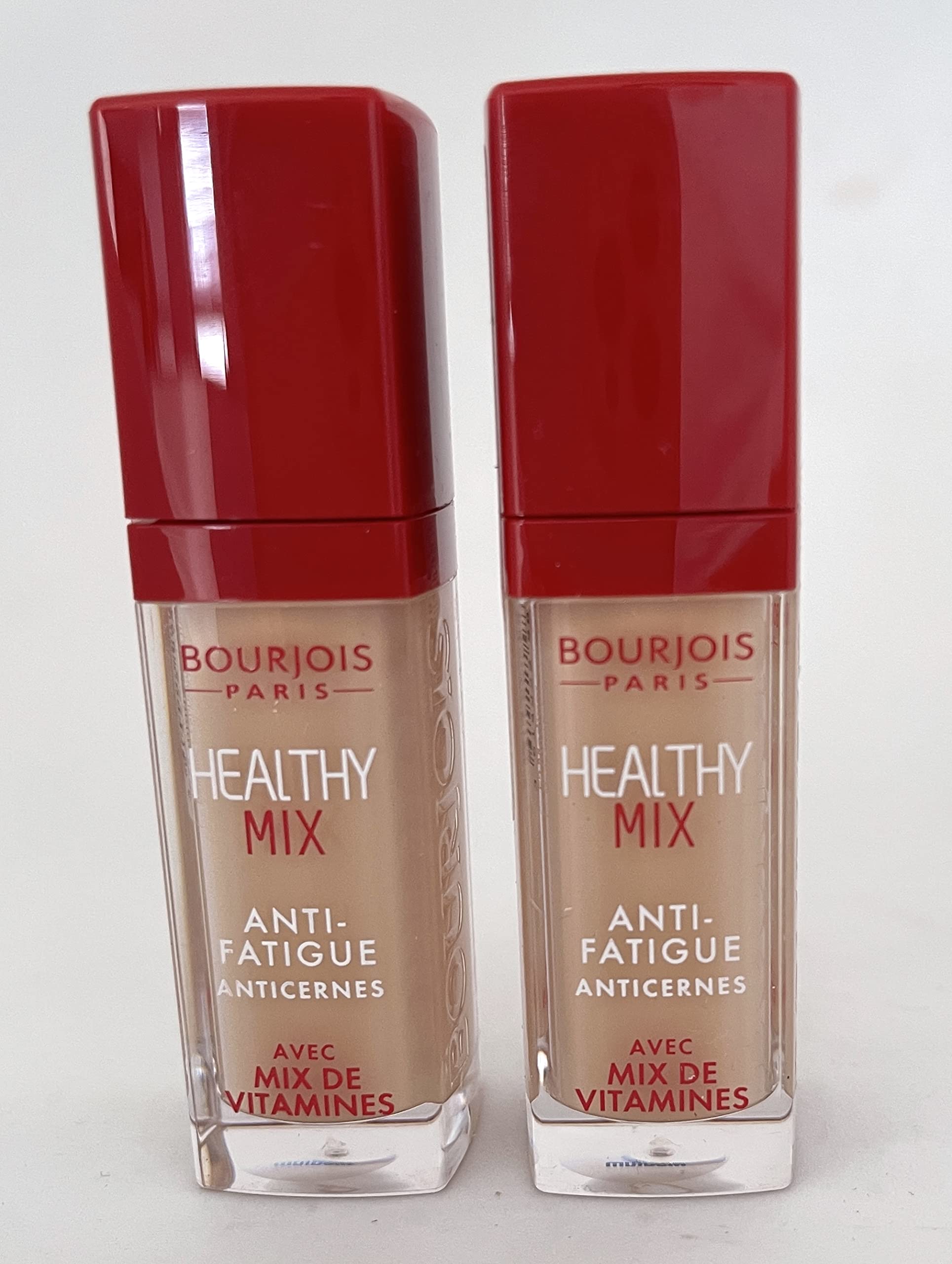 2 x Bourjois Healthy Mix Anti Fatigue Concealer 7.8ml Sealed - 52 Medium